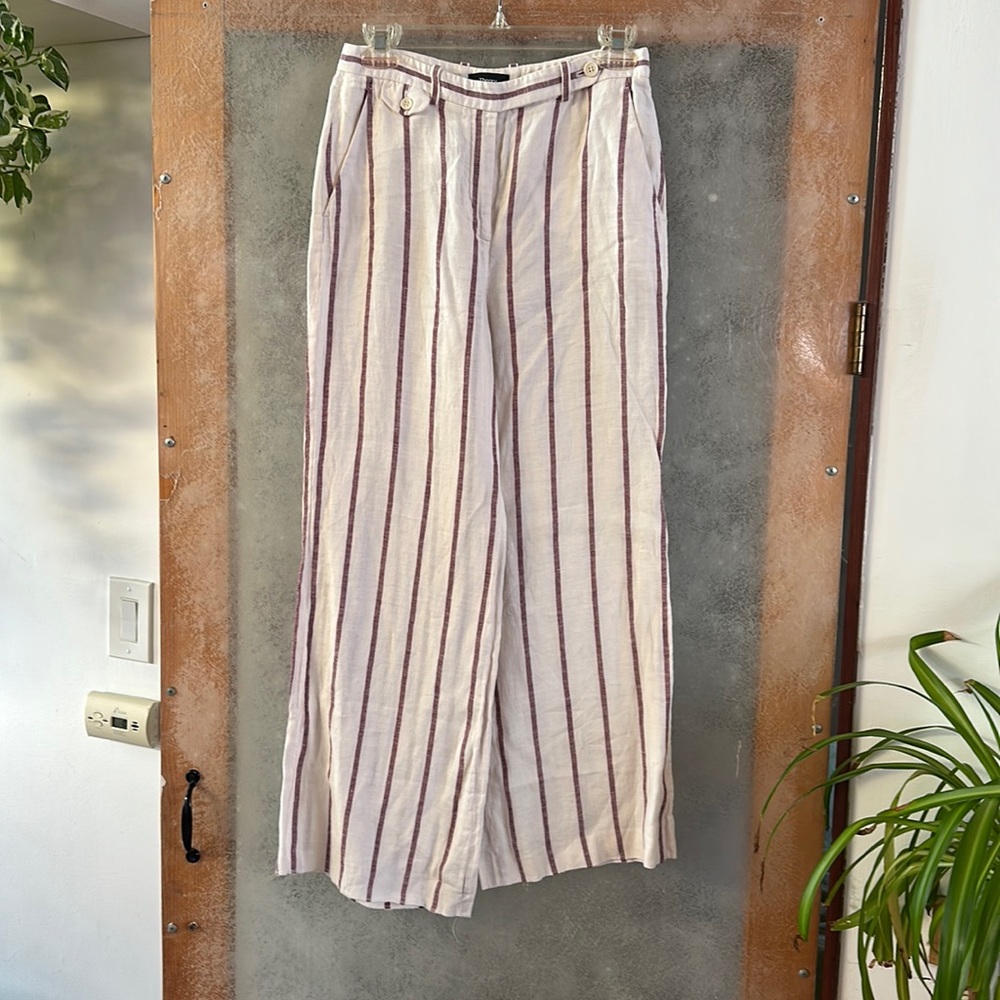 Theory Linen Trousers Size 2